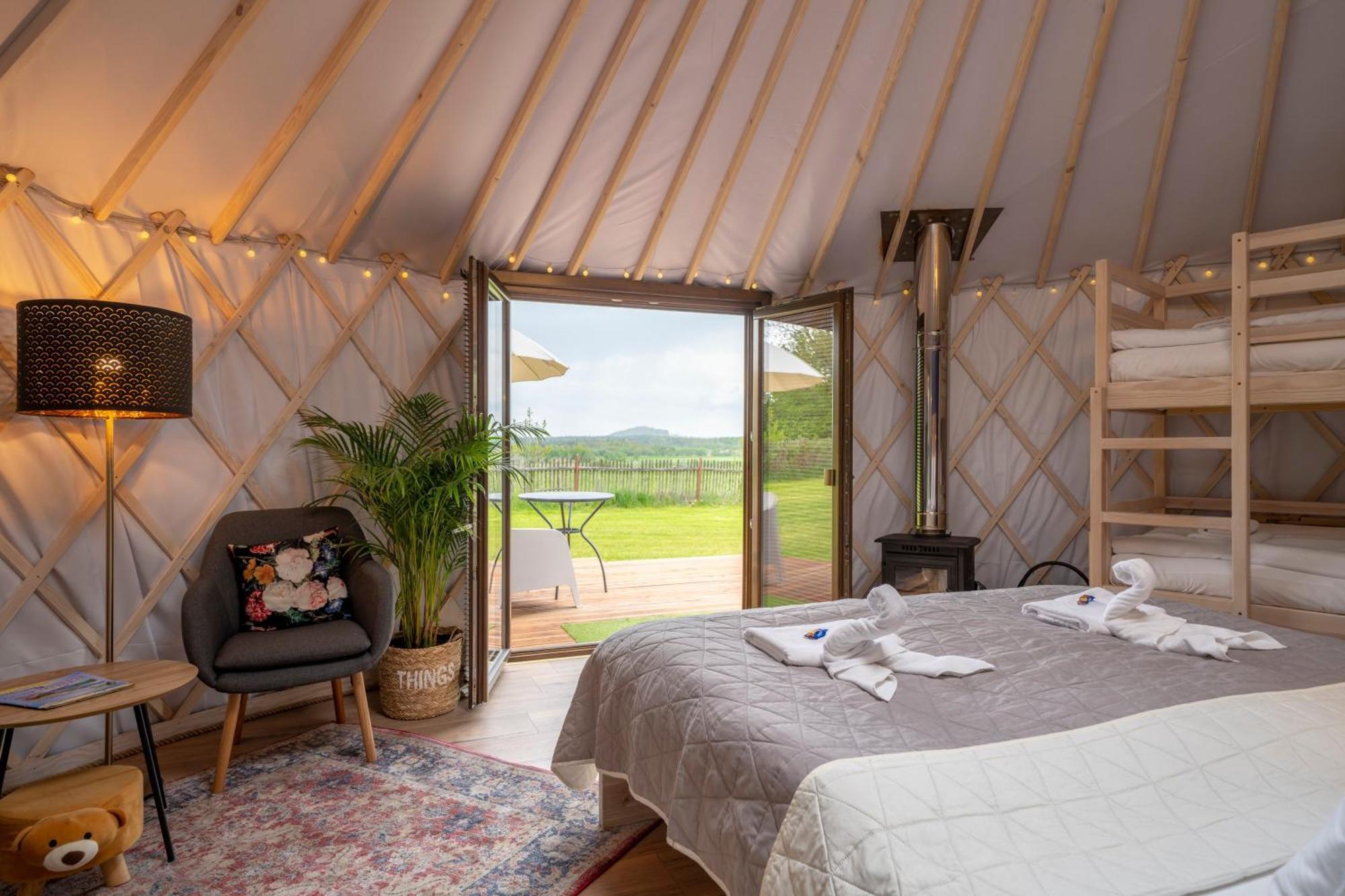 Gajowka  Dom W Domu - Izera Glamping B&B 객실 사진